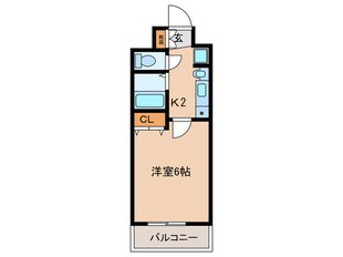 ﾌﾟﾚｻﾝｽ名古屋城前(203)の物件間取画像